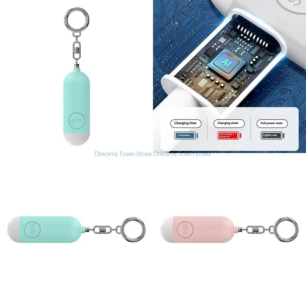 HX6A Keychain Alarm for Women Girl 130dB Loud Security Alarm Defense Safety Alarm Safety Protections Alert
HX6A Keychain Alarm for Women Girl 130dB Loud Security Alarm Defense Safety Alarm Safety Protections Alert