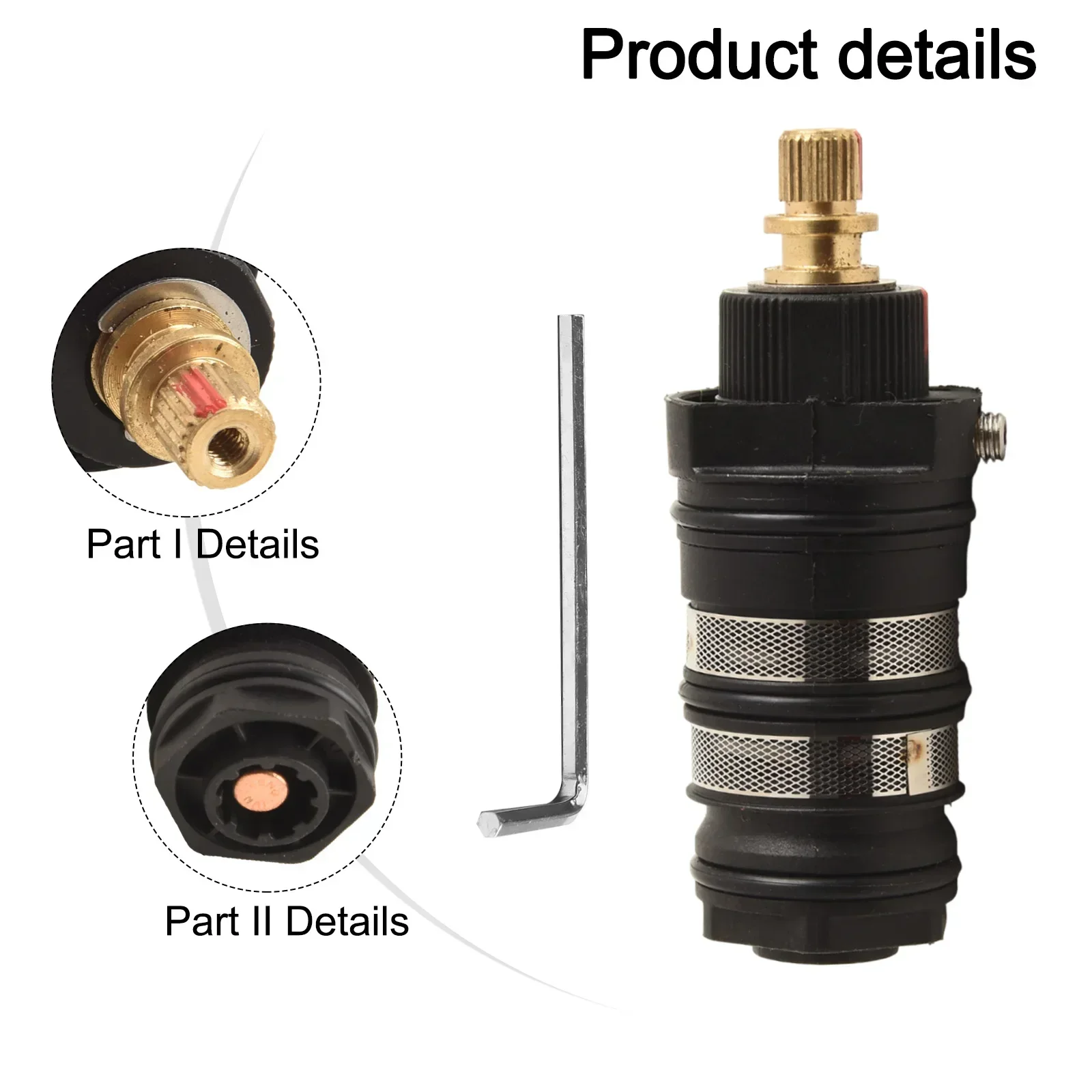 Home Improvement Fixtures Thermostatic Spool Valves Thermostat Cartridge Bath Mixer Brass Replacement H5 Alloy Plastic
Home Improvement Fixtures Thermostatic Spool Valves Thermostat Cartridge Bath Mixer Brass Replacement H5 Alloy Plastic