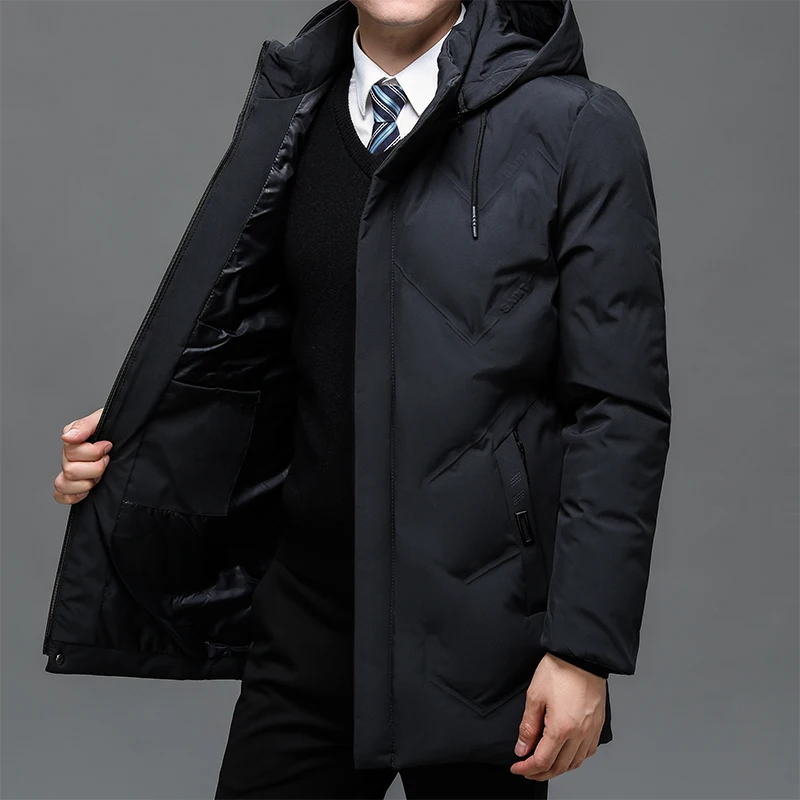 2023 Men's Down Jacket Warm Windproof Fashion Cotton-Padded Jacket Thick Standing Collar High Quality Detachable Hooded Jacket
2023 Men's Down Jacket Warm Windproof Fashion Cotton-Padded Jacket Thick Standing Collar High Quality Detachable Hooded Jacket