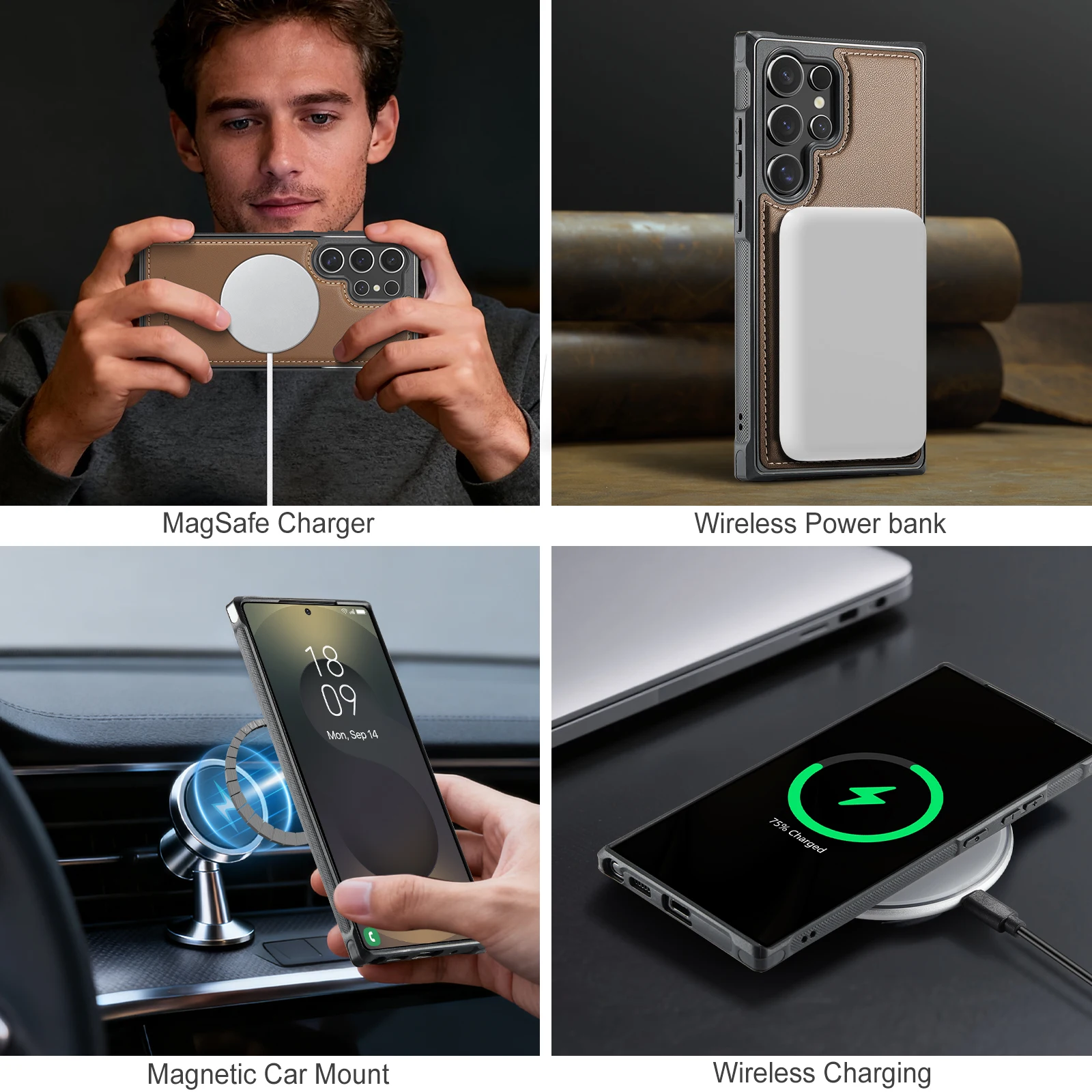 J10 For Samsung Galaxy S26 S25Ultra S24Plus S23 S22 Strong Magnetic Suction Detachable Wallet Phone Case Card Stand Back Cover
J10 For Samsung Galaxy S26 S25Ultra S24Plus S23 S22 Strong Magnetic Suction Detachable Wallet Phone Case Card Stand Back Cover