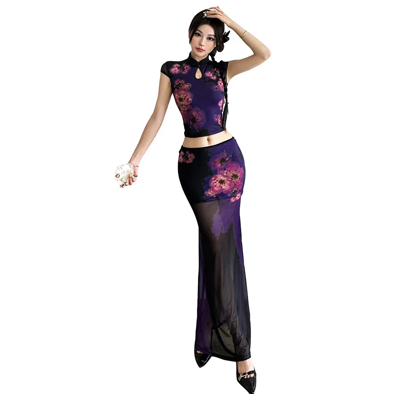 2025 Summer Cross-border New Slim-fitting Temperament Open-button Versatile Top High-waisted Printed Sexy Skirt Women
2025 Summer Cross-border New Slim-fitting Temperament Open-button Versatile Top High-waisted Printed Sexy Skirt Women