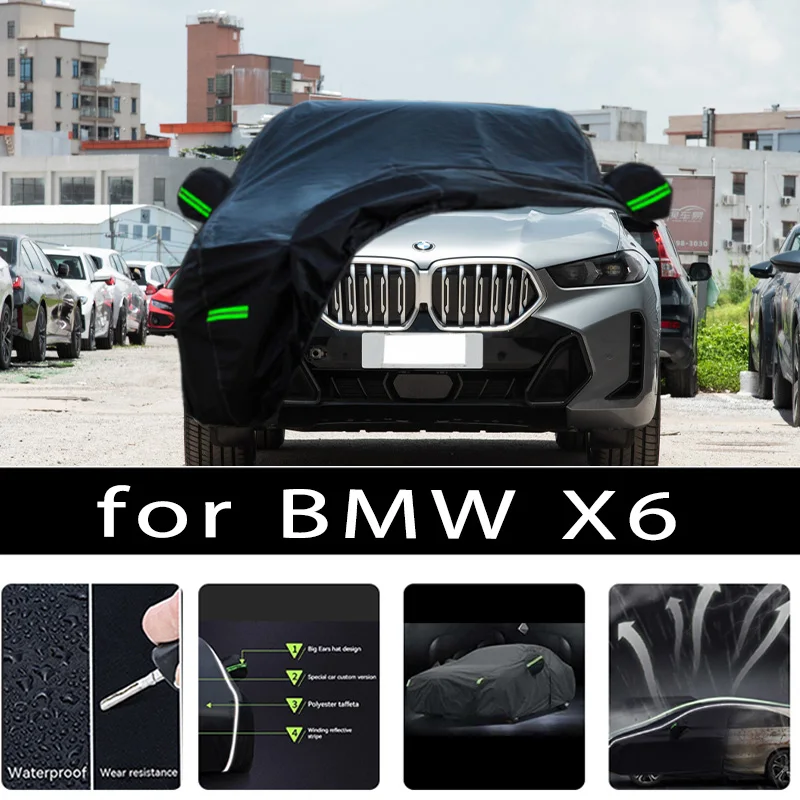 For BMW X6 Car Covers Outdoor Waterproof Sun Rain Snow Protection UV Auto Cover 190T Car Protective Full Covers
For BMW X6 Car Covers Outdoor Waterproof Sun Rain Snow Protection UV Auto Cover 190T Car Protective Full Covers