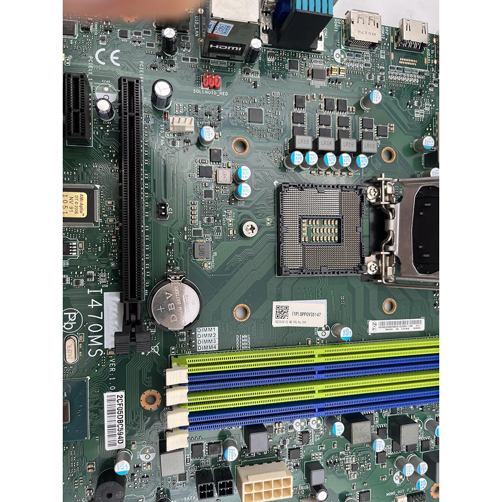 I470MS Motherboard ThinkCentre M930T M930s Q470 M737T VGA DP
I470MS Motherboard ThinkCentre M930T M930s Q470 M737T VGA DP