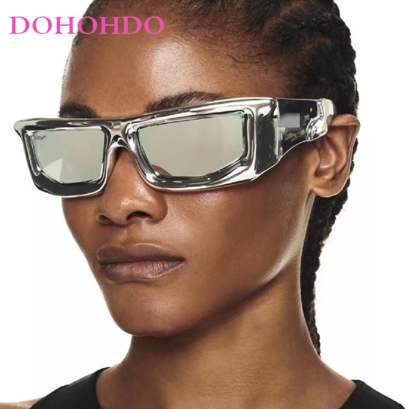 DOHOHDO0 New Cycling Style Y2K Sun Glasses Fashion Trend Personalized Silver Cyberpunk Sunglasses Hip Hop Shape Eyeglasses UV400
DOHOHDO0 New Cycling Style Y2K Sun Glasses Fashion Trend Personalized Silver Cyberpunk Sunglasses Hip Hop Shape Eyeglasses UV400