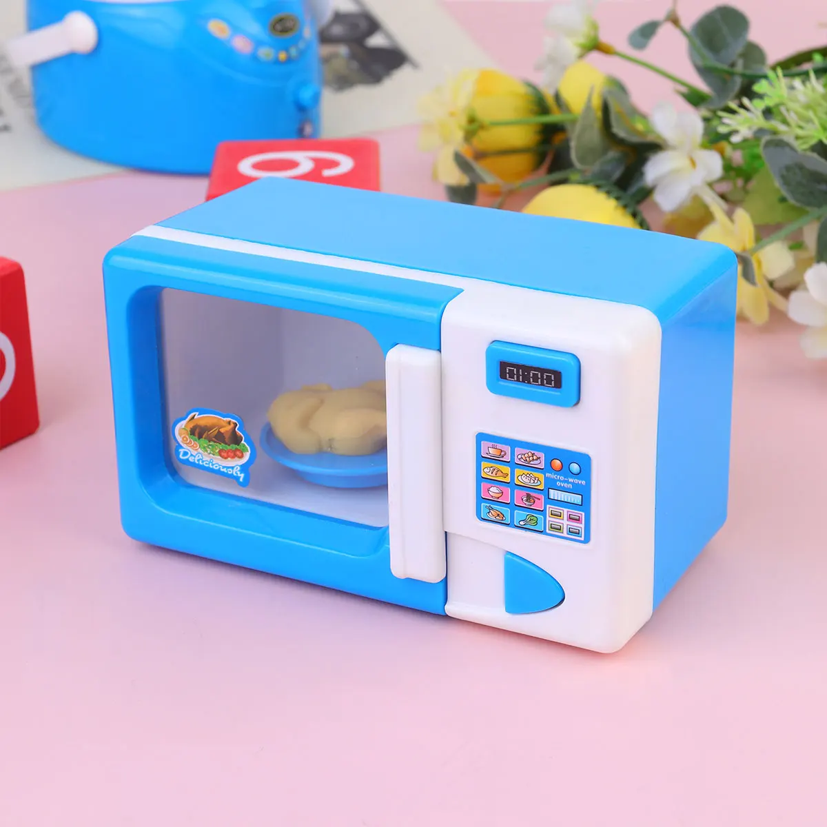 Mini Microwave Toys Pretend Play Kid Educational Puzzle Home Appliances Simulation Child Kids
Mini Microwave Toys Pretend Play Kid Educational Puzzle Home Appliances Simulation Child Kids