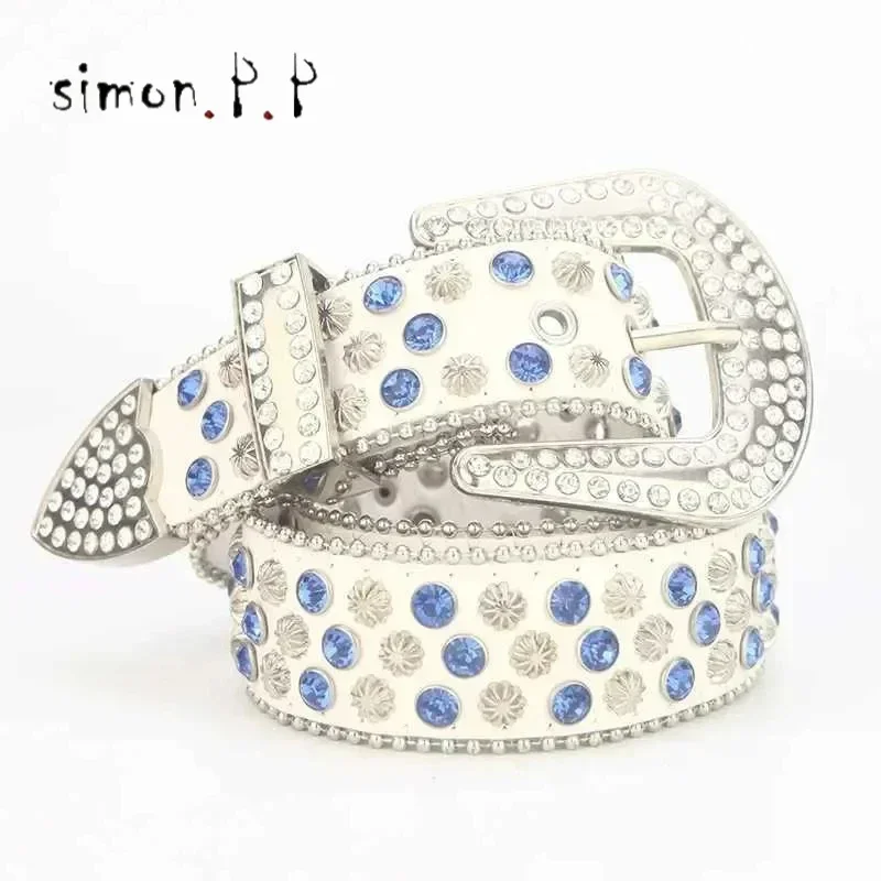 Belts Fashionable and Luxurious Womens Rhinestone with Diamond Crystal Decoration Sparkling Diamond Belt Clothing Accessories
Belts Fashionable and Luxurious Womens Rhinestone with Diamond Crystal Decoration Sparkling Diamond Belt Clothing Accessories