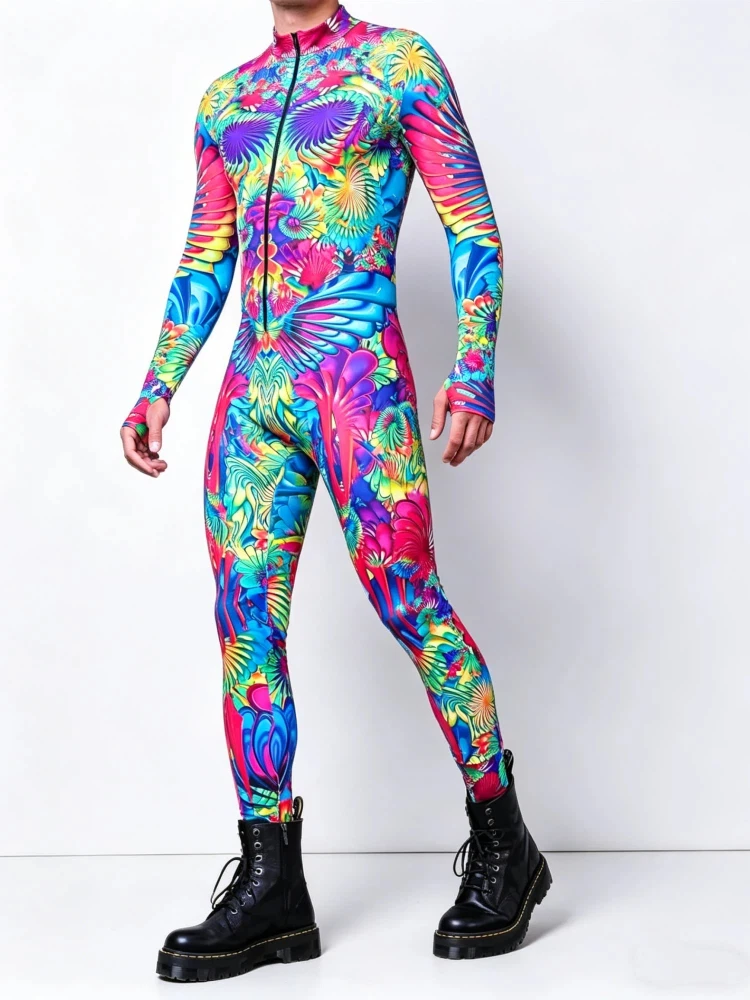Cyber Punk Circuit Board Jumpsuit 3D Print Colorful Bodysuit Halloween Party Carnival Cosplay Zentai Suit Performance Morphsuits
Cyber Punk Circuit Board Jumpsuit 3D Print Colorful Bodysuit Halloween Party Carnival Cosplay Zentai Suit Performance Morphsuits