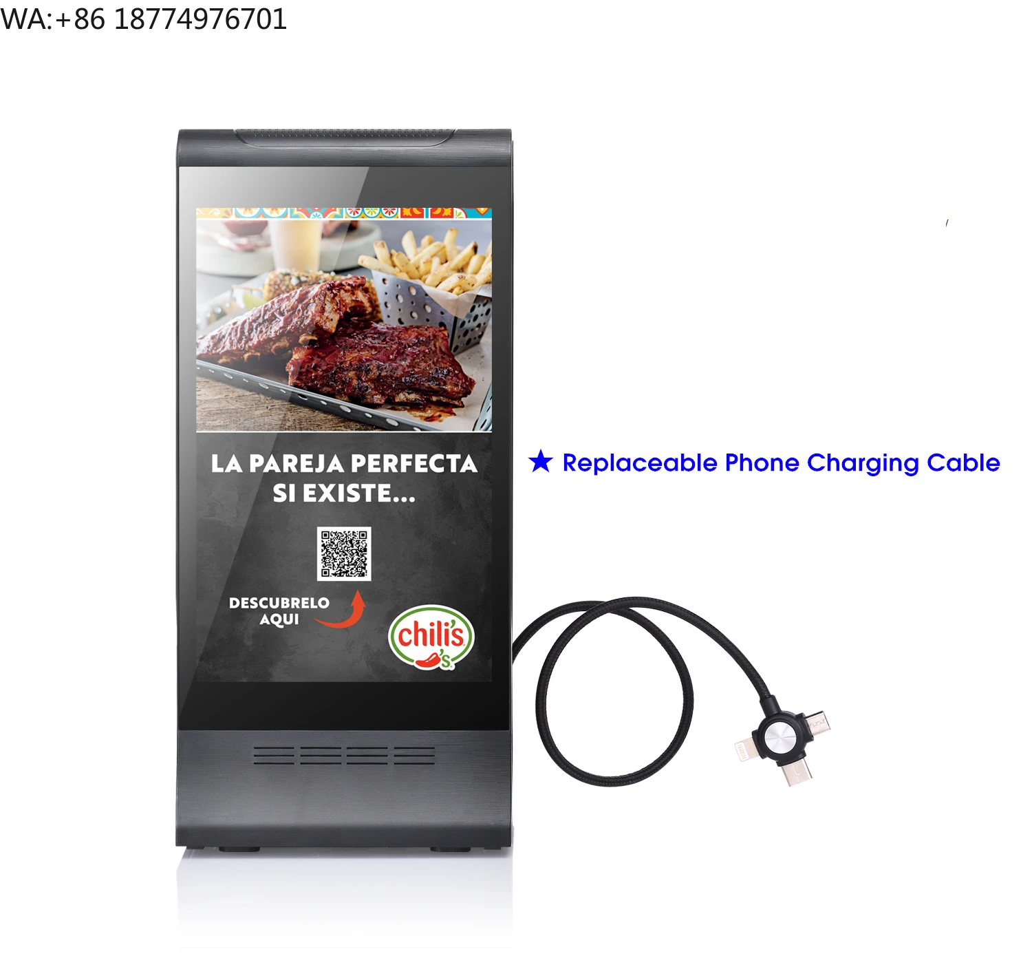 Restaurant Table Multimedia Menu Screen With HD Video Ads, Battery Powered, WiFi, QR Ordering & Brand Custom Options
Restaurant Table Multimedia Menu Screen With HD Video Ads, Battery Powered, WiFi, QR Ordering & Brand Custom Options