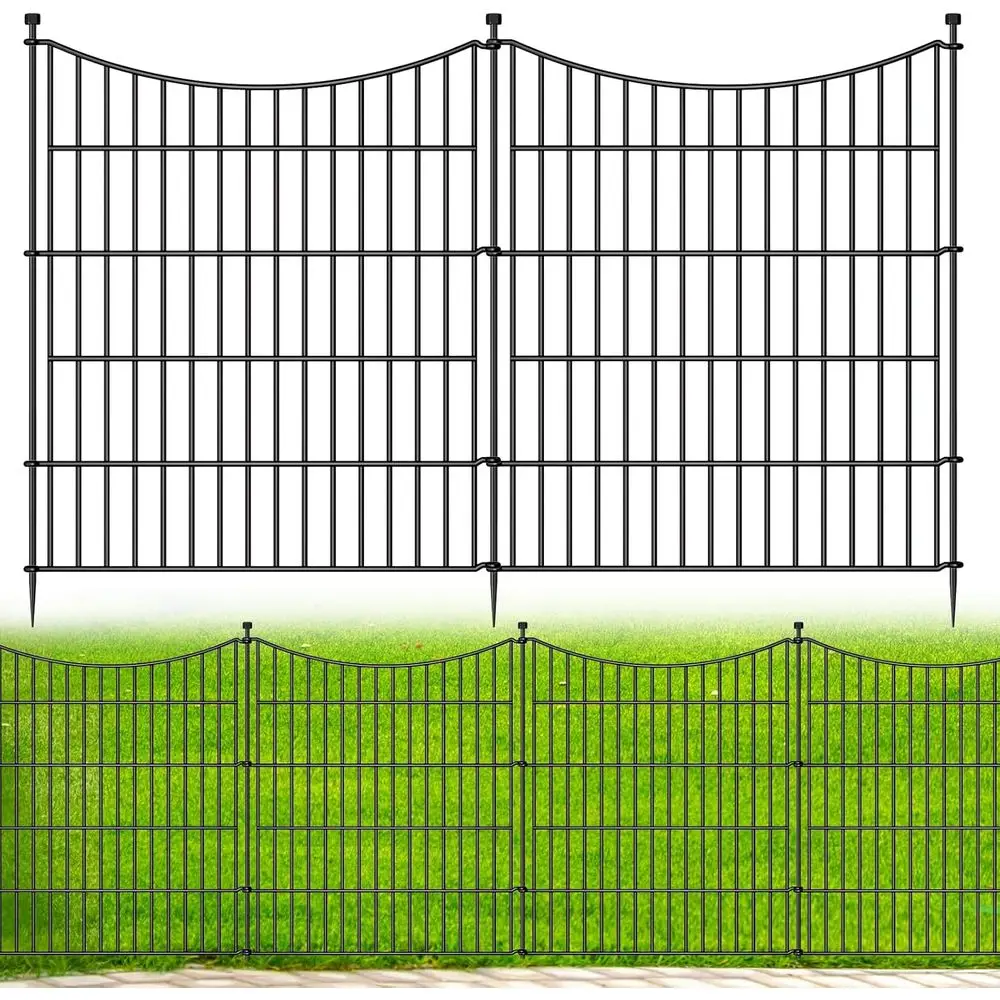 10-Panel Rust-Resistant Metal Garden Fence for Outdoor Dog Enclosures and Yards, 32in H x 23.6in L
10-Panel Rust-Resistant Metal Garden Fence for Outdoor Dog Enclosures and Yards, 32in H x 23.6in L
