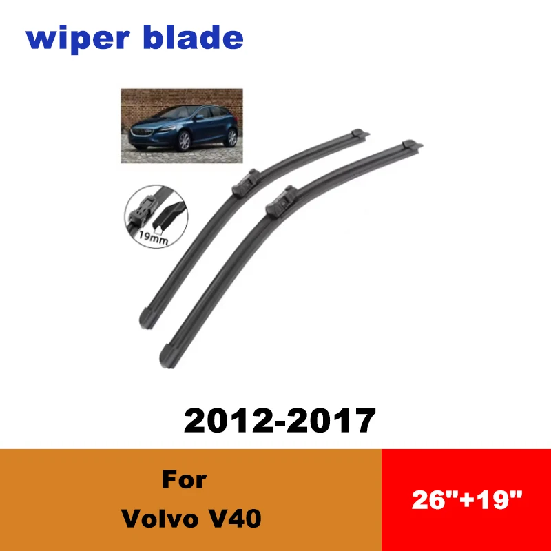 For Volvo V40 2012-2017 car front wiper blades silent wiper blades soft rubber windshield wipers accessories
For Volvo V40 2012-2017 car front wiper blades silent wiper blades soft rubber windshield wipers accessories
