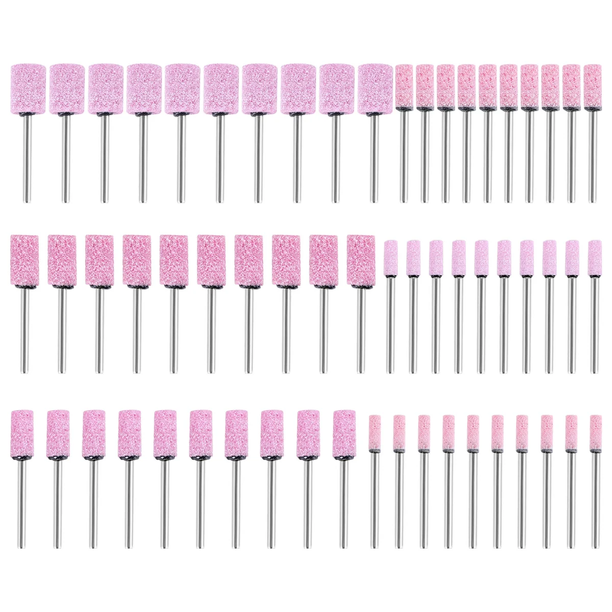 60 Pack Grinding Stone Set 1/8 Inch Shank, Sanding Drill Bit (12/10/8/6/5/4mm Cylinder Shape) for Rotary Tool
60 Pack Grinding Stone Set 1/8 Inch Shank, Sanding Drill Bit (12/10/8/6/5/4mm Cylinder Shape) for Rotary Tool