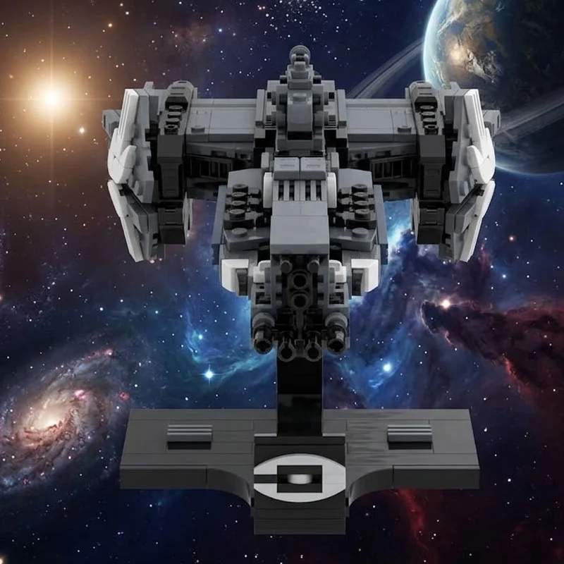 584PCS Popular Movie Model MOC Building Bricks Science Fiction Warship Modular Technology Children Holiday Gifts Assemble Toys
584PCS Popular Movie Model MOC Building Bricks Science Fiction Warship Modular Technology Children Holiday Gifts Assemble Toys