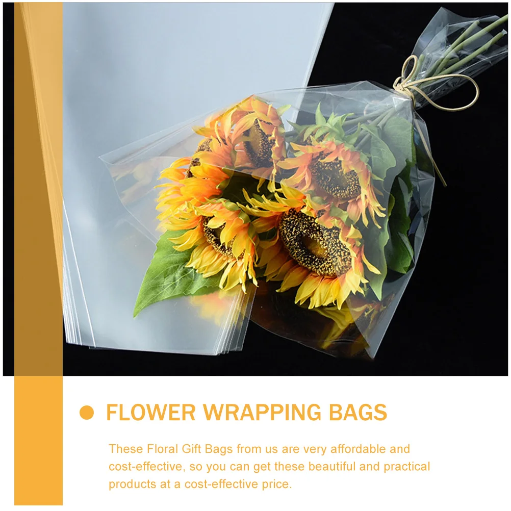 50pcs Multi Stem Bags for Flower Bouquet Wrapping Decorative Packaging Clear Florist Gift Bags Stylish Practical
50pcs Multi Stem Bags for Flower Bouquet Wrapping Decorative Packaging Clear Florist Gift Bags Stylish Practical