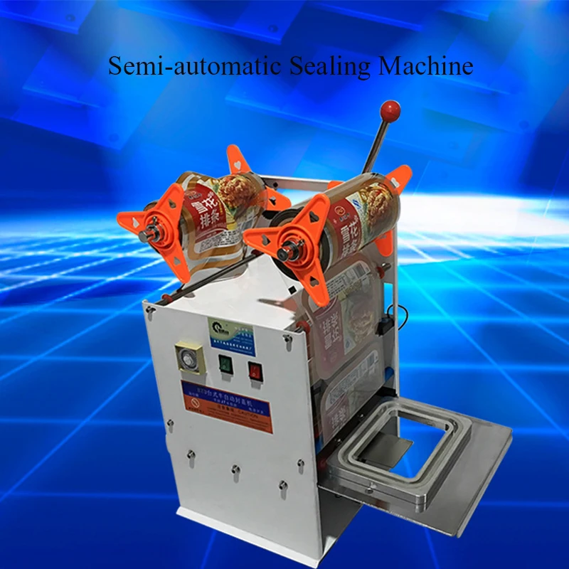 Semi-automatic Sealing Machine Commercial Cup Sealing Machine Fast Food Box Sealing Machine for Fast Food Restaurant
Semi-automatic Sealing Machine Commercial Cup Sealing Machine Fast Food Box Sealing Machine for Fast Food Restaurant
