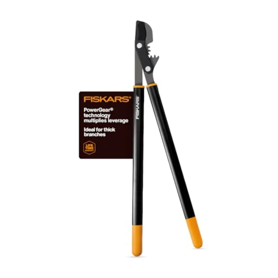 PowerGear's Patented Mechanism Multiplies Force to Reduce Strain Heavy-Duty Precision-Ground Steel Blade for Living Growth Trim
PowerGear's Patented Mechanism Multiplies Force to Reduce Strain Heavy-Duty Precision-Ground Steel Blade for Living Growth Trim