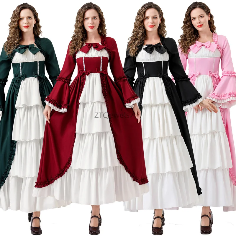 Halloween Costumes for Adults European and American Medieval Retro Renaissance Palace Ladies Princess Dresses Stage Costumes
Halloween Costumes for Adults European and American Medieval Retro Renaissance Palace Ladies Princess Dresses Stage Costumes