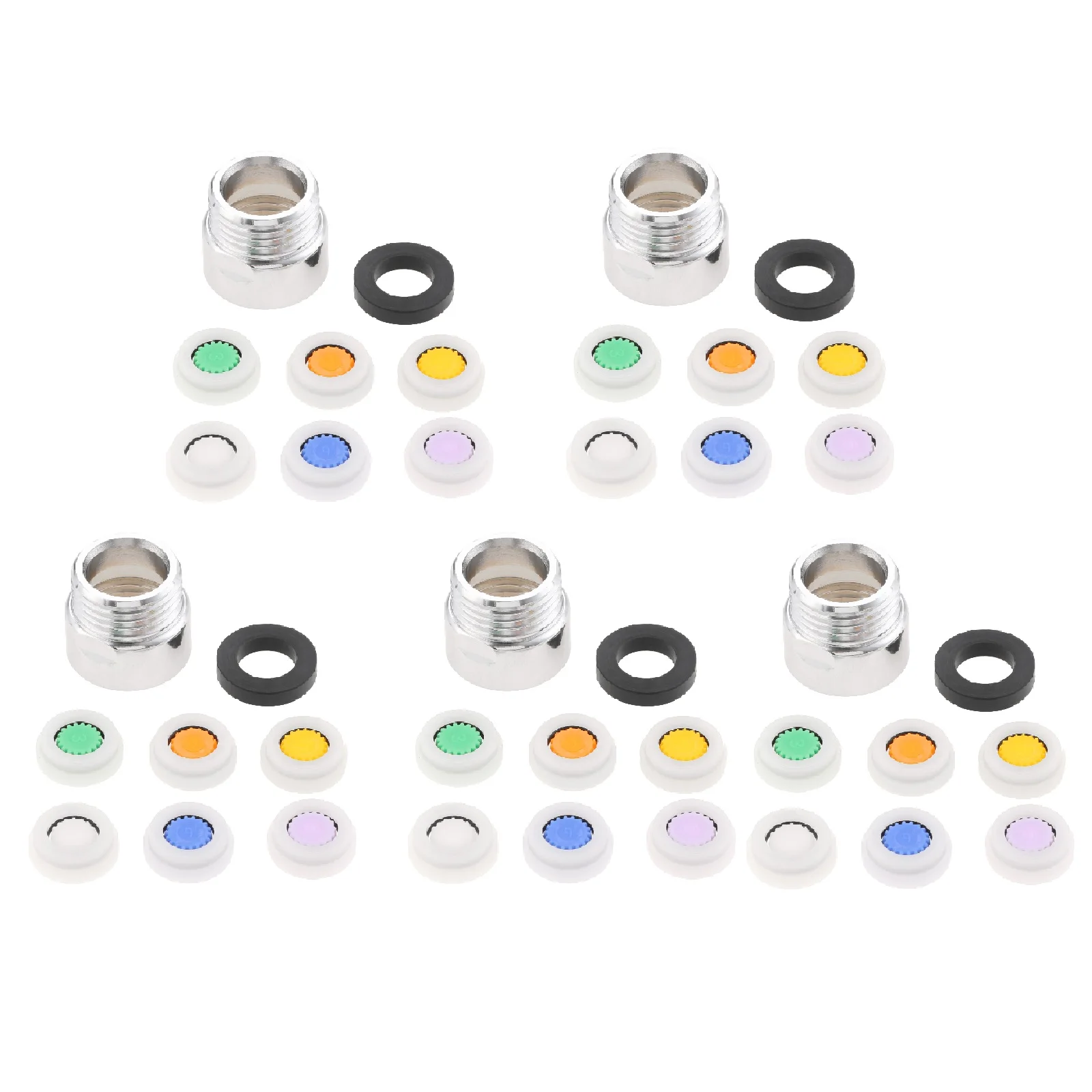 5sets Shower Reducer Kits 1.2/1.5/1.8/2/2.2/2.5 GPM Water Flow Control Water Saving Spray Adapter Limiter Valve Cores Aerator
5sets Shower Reducer Kits 1.2/1.5/1.8/2/2.2/2.5 GPM Water Flow Control Water Saving Spray Adapter Limiter Valve Cores Aerator