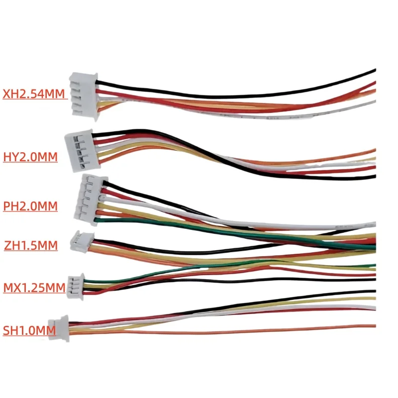 5PCS Jumper Wire Set XH2.54/PH2.0/HY2.0/ZH1.5/MX1.25/SH1.0 to Dupont Cable 1P Female 2/3/4/5/6/P 20CM 26AWG 28AWG for Electronic
5PCS Jumper Wire Set XH2.54/PH2.0/HY2.0/ZH1.5/MX1.25/SH1.0 to Dupont Cable 1P Female 2/3/4/5/6/P 20CM 26AWG 28AWG for Electronic
