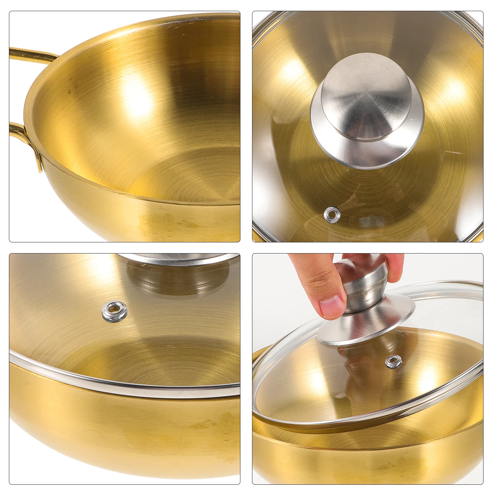 Stainless Steel Thickened Hot Double Handles Anti-Scalding Heat Insulated Household Cooking Pot For Home Kitchen Stock Pot Metal
Stainless Steel Thickened Hot Double Handles Anti-Scalding Heat Insulated Household Cooking Pot For Home Kitchen Stock Pot Metal