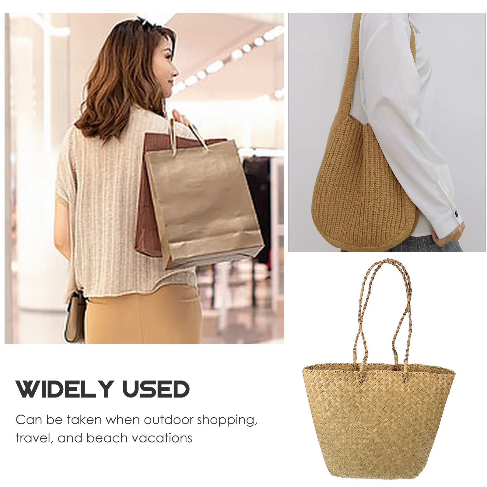 Woven Straw Bags Women Beach Summer Handbags Vintage Shoulder Bag Light Weight Summer Bags Storage Shopping Travel
Woven Straw Bags Women Beach Summer Handbags Vintage Shoulder Bag Light Weight Summer Bags Storage Shopping Travel