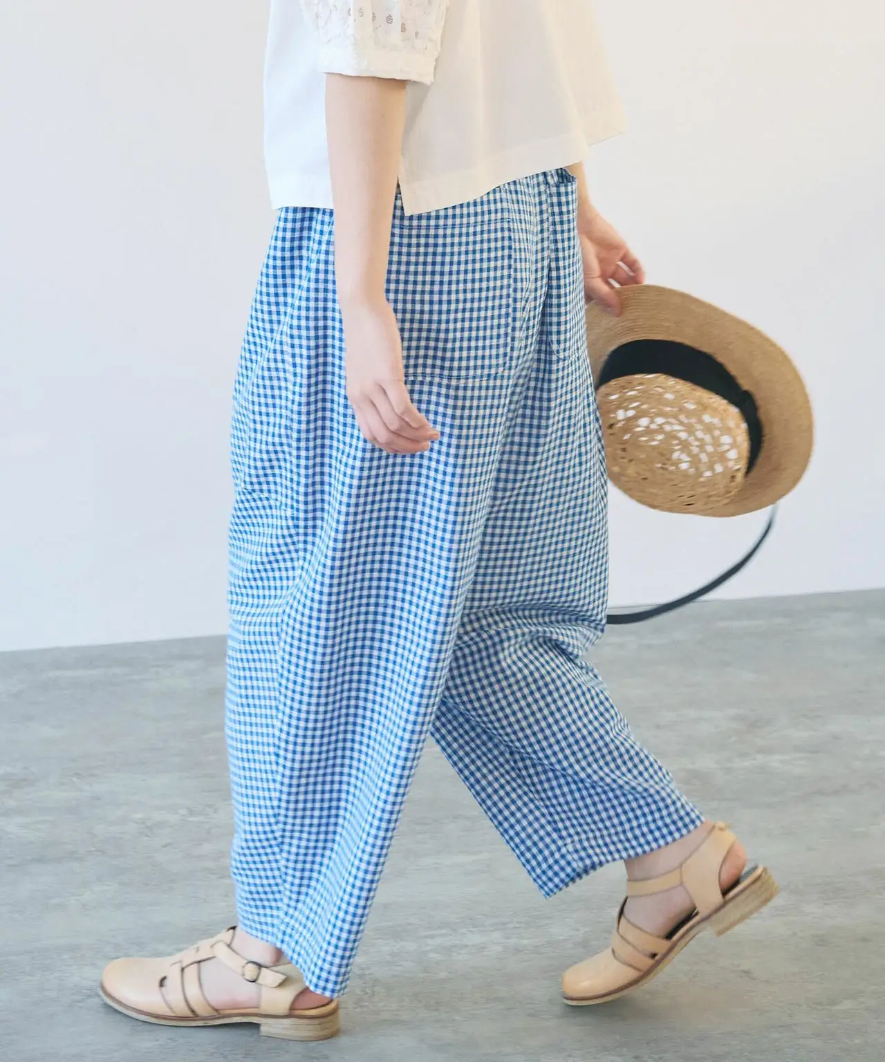 Comfortable Plaid Pants High Waist Loose Fit Straight Leg Casual Comfortable Guest Cotton Blue Chair Ladies Trousers
Comfortable Plaid Pants High Waist Loose Fit Straight Leg Casual Comfortable Guest Cotton Blue Chair Ladies Trousers