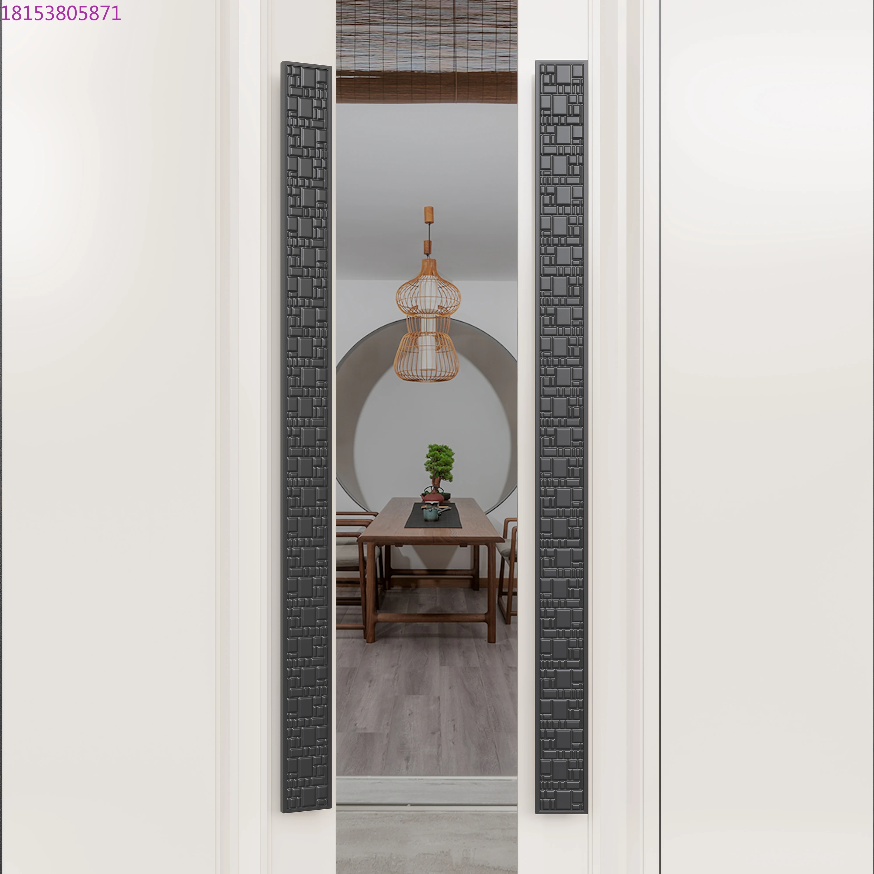 New Chinese antique copper brushed wooden door glass door handle Chinese door
New Chinese antique copper brushed wooden door glass door handle Chinese door