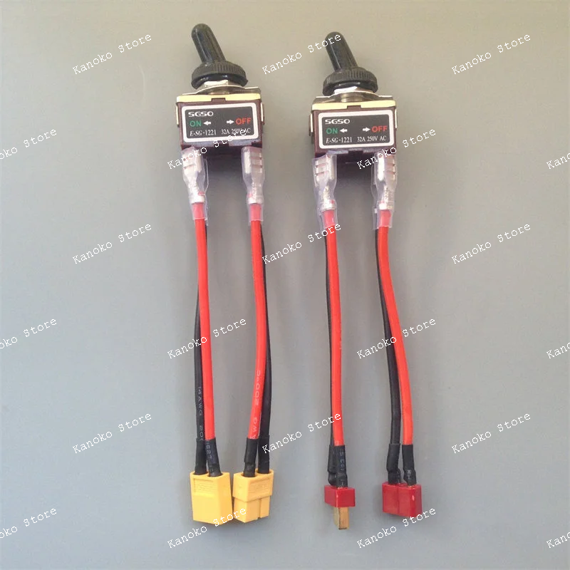 32a current waterproof switch xt60 t plug remote control ship silver contact high current rocker arm toggle switch
32a current waterproof switch xt60 t plug remote control ship silver contact high current rocker arm toggle switch