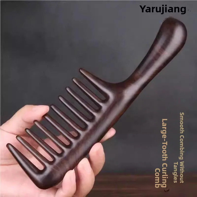 Large Tooth Black Ebony Comb Anti-Static Hair Massage Comb for Women Special for Thinning Hair Long Hair Care Household Use
Large Tooth Black Ebony Comb Anti-Static Hair Massage Comb for Women Special for Thinning Hair Long Hair Care Household Use