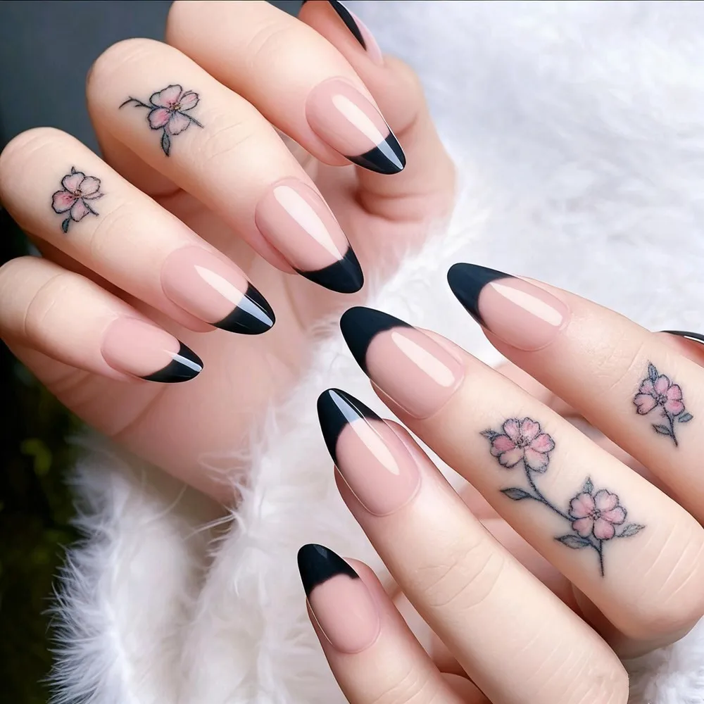 Press On Fake Nails French Tips Shiny Natural Press On False Nail With Adhesive Artificial Short Stiletto DIY Beauty Fingertip
Press On Fake Nails French Tips Shiny Natural Press On False Nail With Adhesive Artificial Short Stiletto DIY Beauty Fingertip