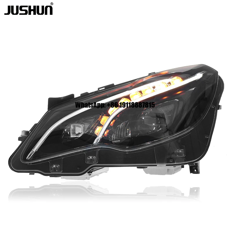 Автомобильная система освещения JUSHUN для Mercedes-Benz E-Class Coupe W207 2014-2016: Светодиодные фары-проекторы с функцией указателей поворота
Автомобильная система освещения JUSHUN для Mercedes-Benz E-Class Coupe W207 2014-2016: Светодиодные фары-проекторы с функцией указателей поворота