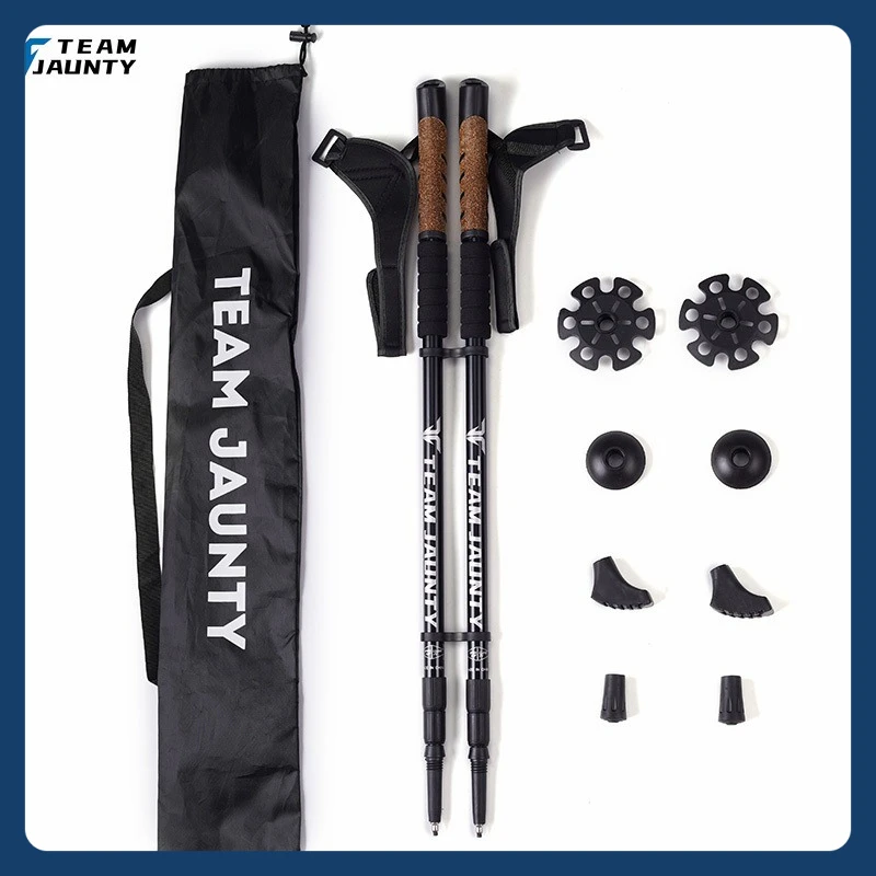 Hiking pole outdoor Nordic trail running hiking aluminum alloy cane set wooden handle storage bag foot cover pair
Hiking pole outdoor Nordic trail running hiking aluminum alloy cane set wooden handle storage bag foot cover pair