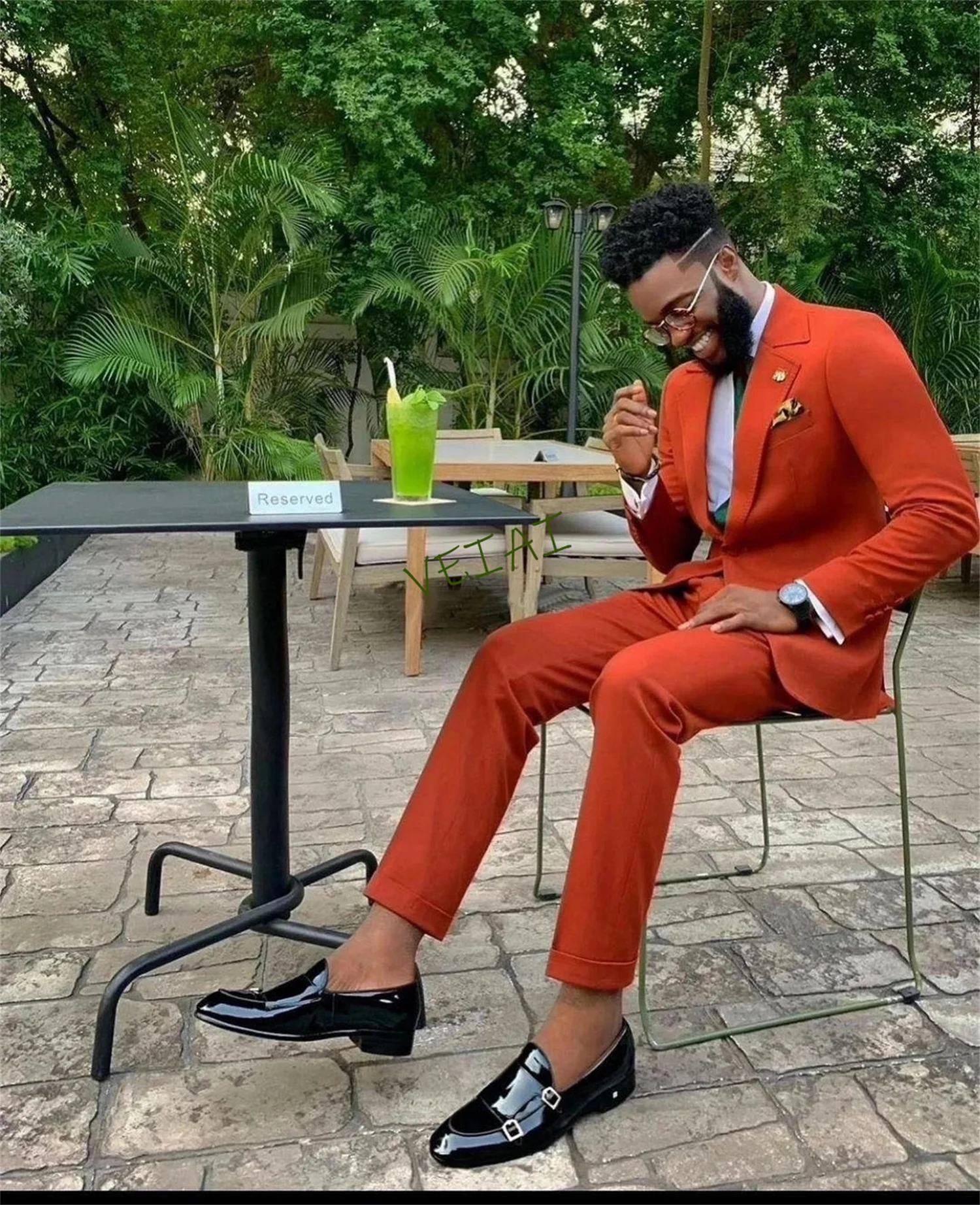 Customized New Orange Mens Suits 2 Pcs Bridegroom Wedding Slim Fit Tuxedos Costume Homme Groom One Button Blazer Prom Jacket Pan
Customized New Orange Mens Suits 2 Pcs Bridegroom Wedding Slim Fit Tuxedos Costume Homme Groom One Button Blazer Prom Jacket Pan
