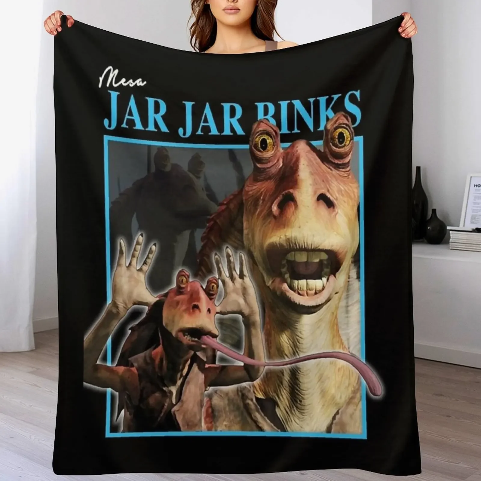 Retro Jar Jar Binks Graphic Throw Blanket Travel blankets ands decorative Blankets
Retro Jar Jar Binks Graphic Throw Blanket Travel blankets ands decorative Blankets