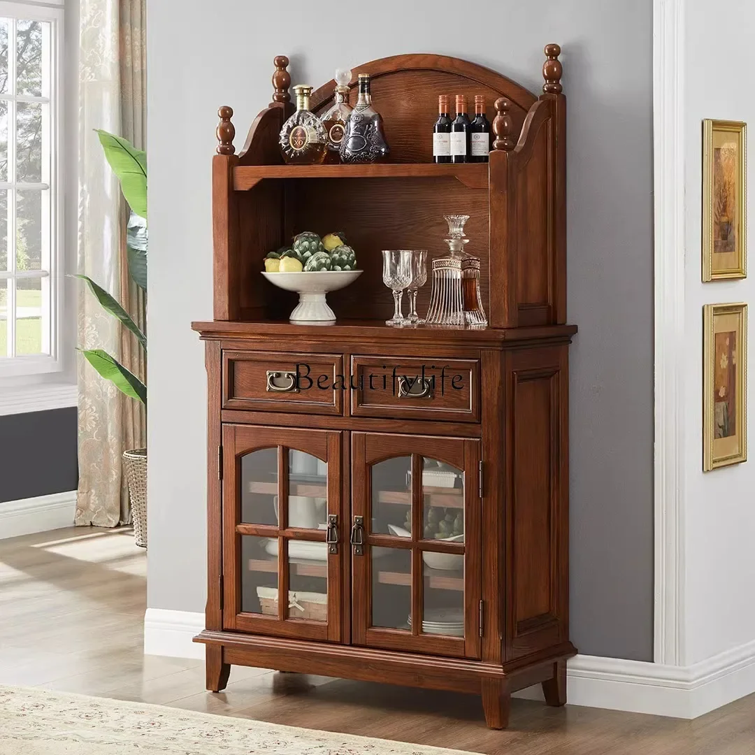 yj9 American-style Solid Wood Sideboard Cabinet for Home Dining Room Double-door Glass Storage Cabinet
yj9 American-style Solid Wood Sideboard Cabinet for Home Dining Room Double-door Glass Storage Cabinet