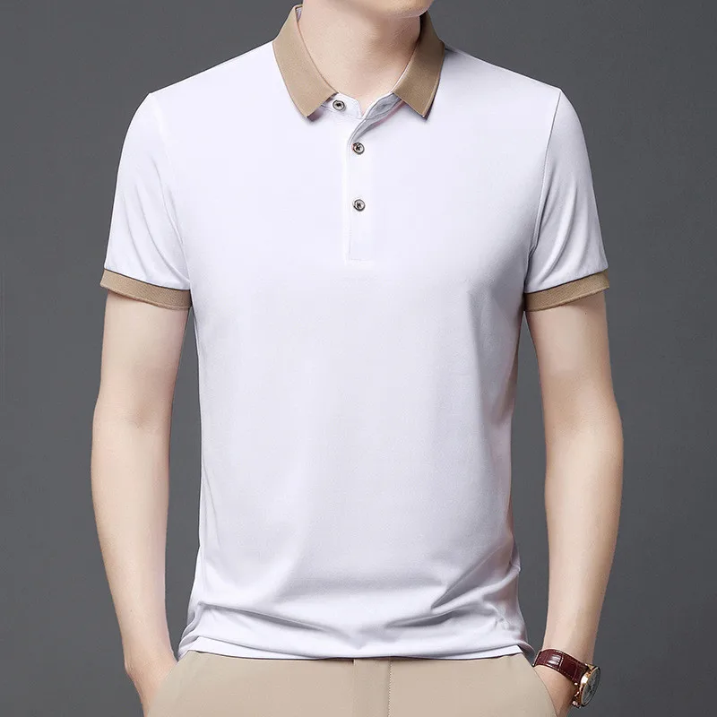 2024 New Solid Polo Shirt for Men Short Sleeve Casual Loose Summer Cool Clothes Fashion Collar Ropa Hombre T Shirt
2024 New Solid Polo Shirt for Men Short Sleeve Casual Loose Summer Cool Clothes Fashion Collar Ropa Hombre T Shirt