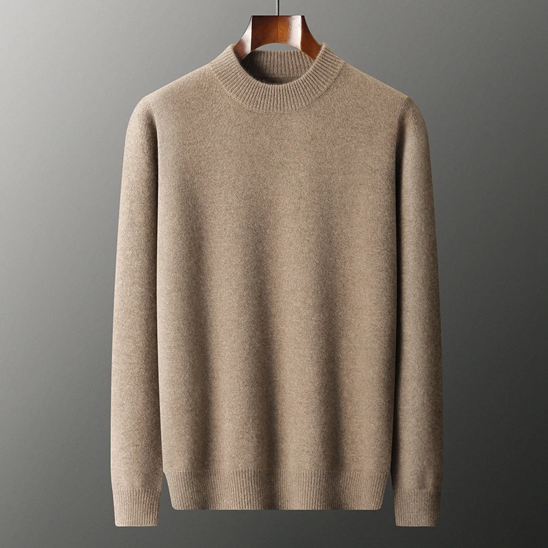 Winter Thickened Men Sweaters 100% GOAT CASHMERE Knitted Pullover MOCK NECK Soft Warmer Full Sleeve Jumpers Male Clothes
Winter Thickened Men Sweaters 100% GOAT CASHMERE Knitted Pullover MOCK NECK Soft Warmer Full Sleeve Jumpers Male Clothes