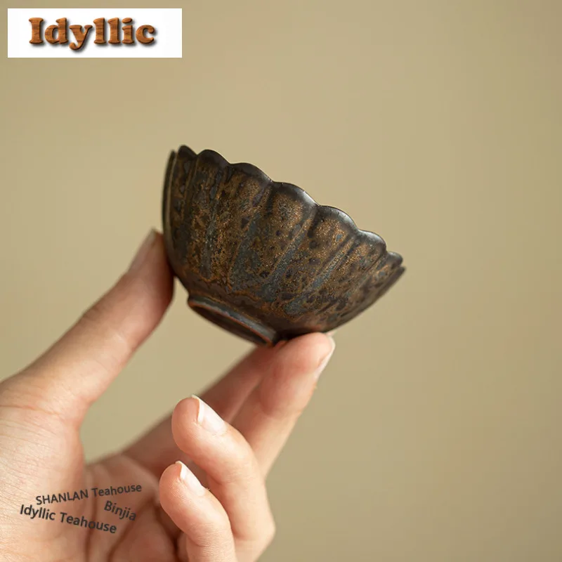 2 шт./лот, грубая керамика ручной работы, позолоченная железная глазурь, чайная чашка, чашка для чая, кружка для дегустации чая, персональная чашка Jianzhan Master Cups, чайный набор, 50 мл
2 шт./лот, грубая керамика ручной работы, позолоченная железная глазурь, чайная чашка, чашка для чая, кружка для дегустации чая, персональная чашка Jianzhan Master Cups, чайный набор, 50 мл