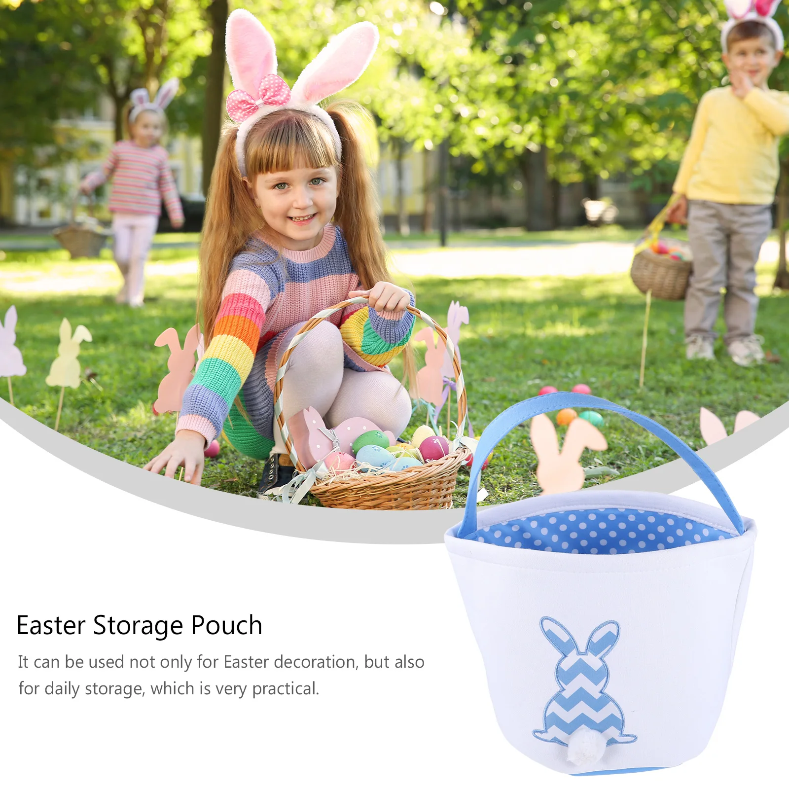 1pc Adorable Rabbit Candy Storage Basket Tail Decorative Festival Party Handheld Basket Supplies Cloth Art Handheld Bag
1pc Adorable Rabbit Candy Storage Basket Tail Decorative Festival Party Handheld Basket Supplies Cloth Art Handheld Bag