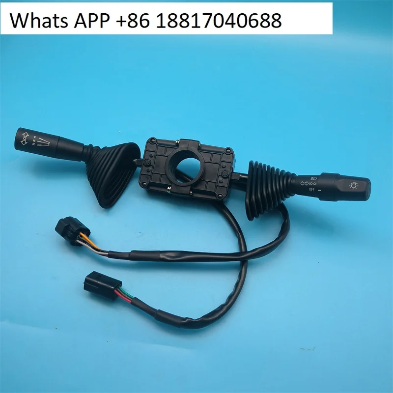 Электрический комбинированный переключатель света и рулевого управления для погрузчика, 5+6 контактов, переключатель фар с функциями движения вперед и назад.
Электрический комбинированный переключатель света и рулевого управления для погрузчика, 5+6 контактов, переключатель фар с функциями движения вперед и назад.