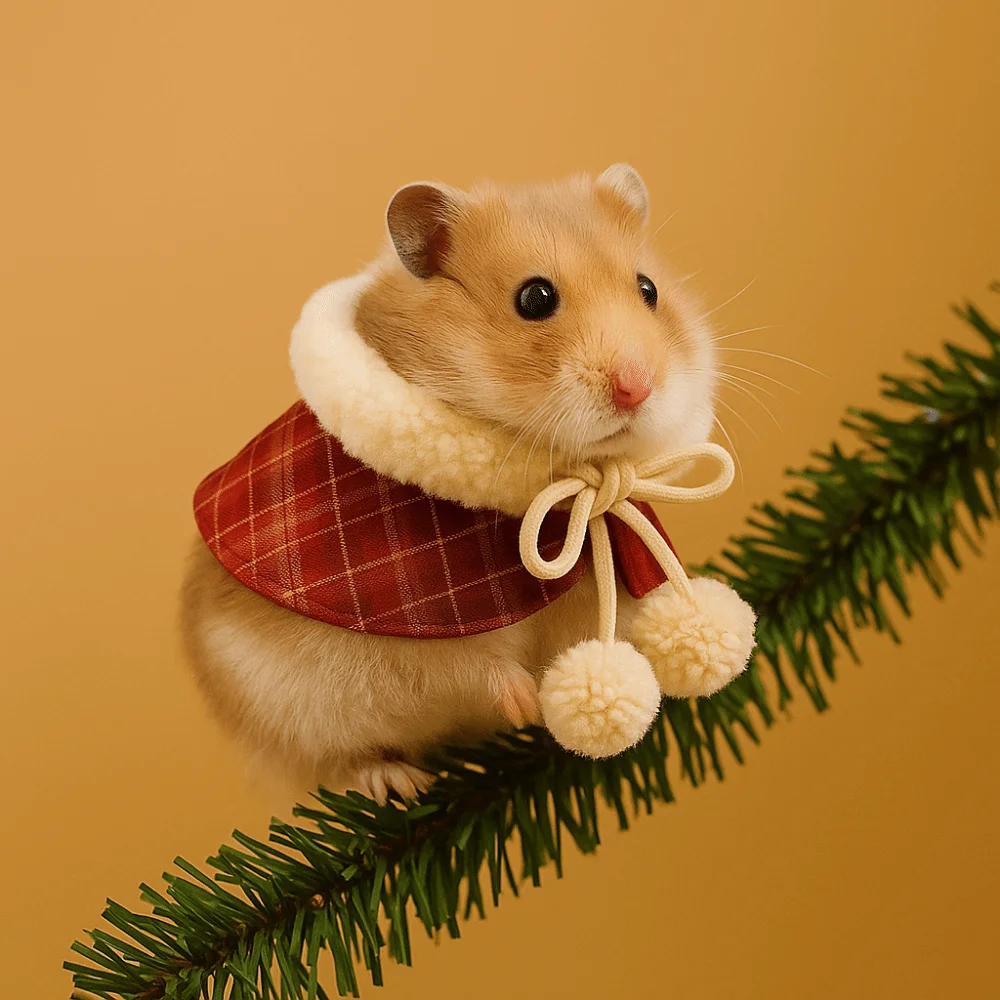 Cute Warm Plaid Hamster Cape Comfortable Windproof Bird Cosplay Apparel Adjustable Furry Collar Scarf Set Indoor Outdoor
Cute Warm Plaid Hamster Cape Comfortable Windproof Bird Cosplay Apparel Adjustable Furry Collar Scarf Set Indoor Outdoor