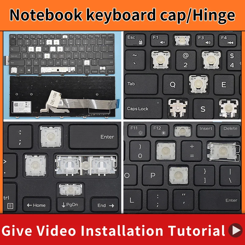 Replacement Keycap Key cap Hinge for Dell Inspiron 14 3000 3452 3458 3459 5447 5448 5441 5455 5459 7447 3442 3467 3459 Keyboard
Replacement Keycap Key cap Hinge for Dell Inspiron 14 3000 3452 3458 3459 5447 5448 5441 5455 5459 7447 3442 3467 3459 Keyboard