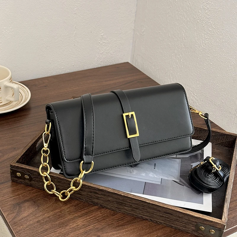 Fashion Simply Pu Leather Crossbody Bag For Women 2026 Small Flap Messenger Bag 2 Strap Ladies Travel Underarm Shoulder Handbag
Fashion Simply Pu Leather Crossbody Bag For Women 2026 Small Flap Messenger Bag 2 Strap Ladies Travel Underarm Shoulder Handbag