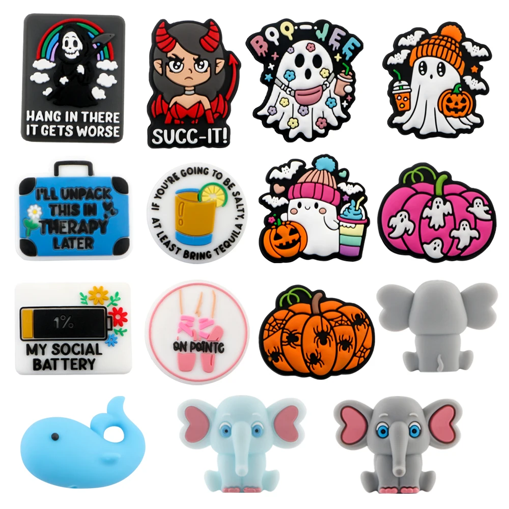 20 шт., новая серия Хэллоуина, силиконовые фокусные бусины с мультяшными животными для изготовления ювелирных изделий, брелок «сделай сам», браслет, ювелирные аксессуары
20 шт., новая серия Хэллоуина, силиконовые фокусные бусины с мультяшными животными для изготовления ювелирных изделий, брелок «сделай сам», браслет, ювелирные аксессуары