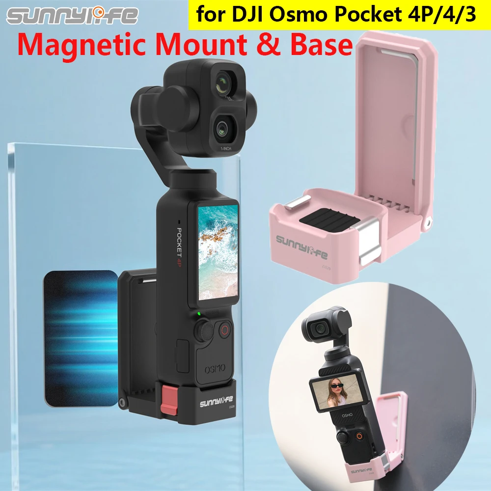 Sunnylife Adjustable Magnetic Mount for DJI OSMO POCKET 4P/4/3 Clip Holder Base Mount Cycling/Vlog/Tabletop Camera Bracket
Sunnylife Adjustable Magnetic Mount for DJI OSMO POCKET 4P/4/3 Clip Holder Base Mount Cycling/Vlog/Tabletop Camera Bracket