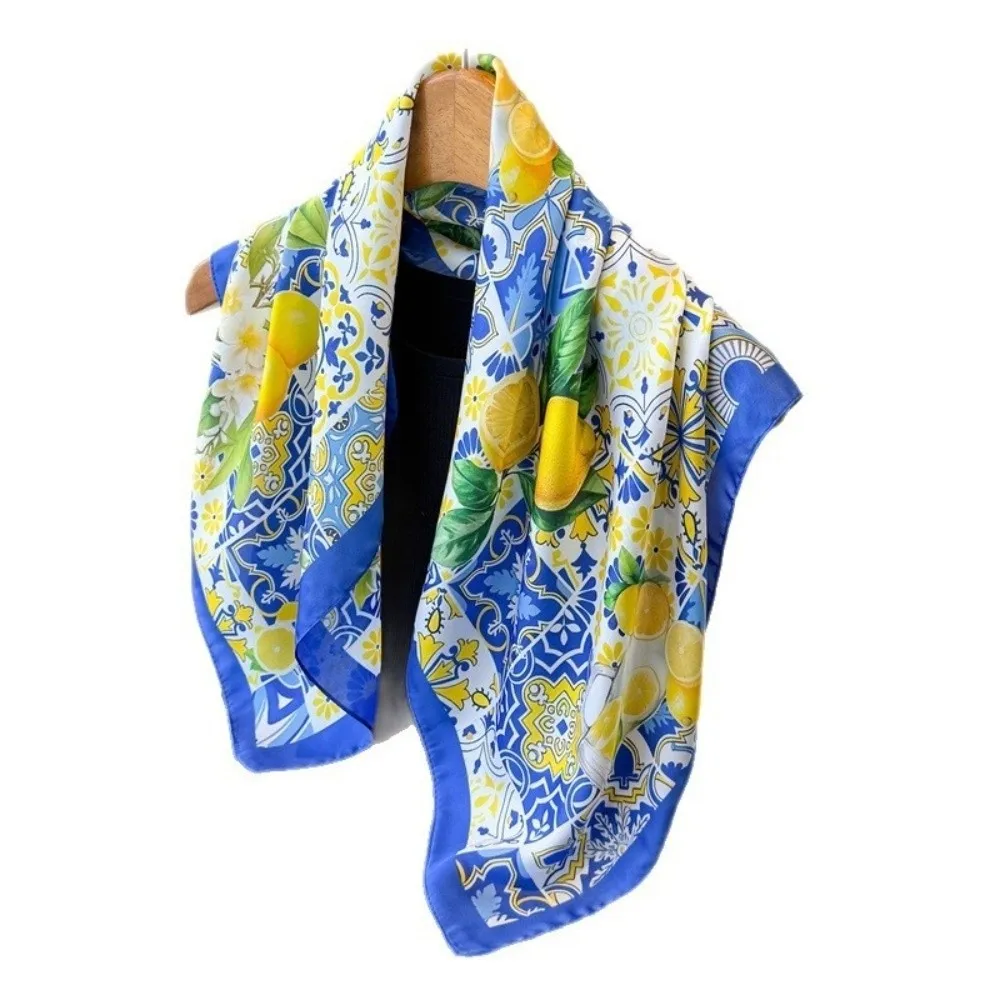 Fashion Printed Imitation Silk Scarf Soft Lightweight Neckerchief Square Headscarf Beach Travel
Fashion Printed Imitation Silk Scarf Soft Lightweight Neckerchief Square Headscarf Beach Travel