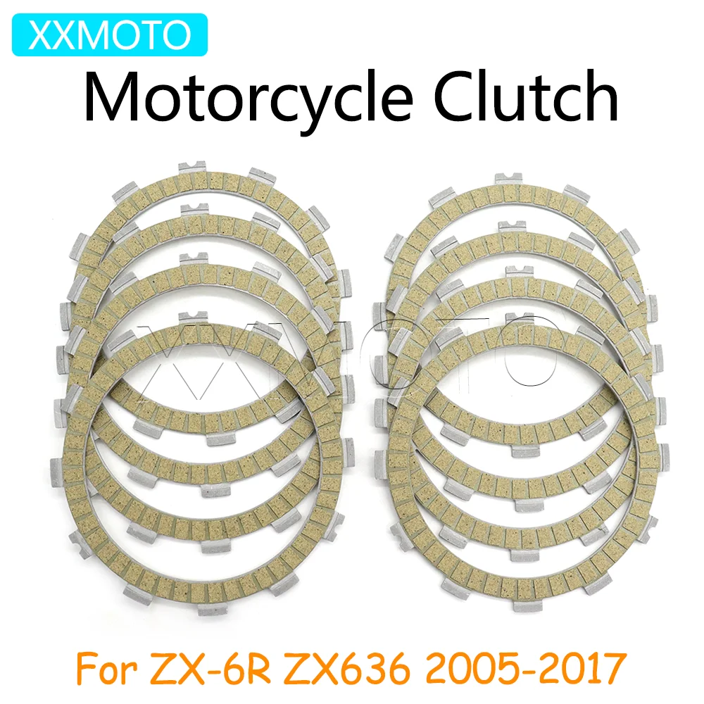 For Kawasaki ZX6R ZX636 ZX 6R 636 ZX-636 2005-2014 2015 2016 2017 Motorcycle Clutch Plates Friction Disc Kits ZX-6R Accessories
For Kawasaki ZX6R ZX636 ZX 6R 636 ZX-636 2005-2014 2015 2016 2017 Motorcycle Clutch Plates Friction Disc Kits ZX-6R Accessories