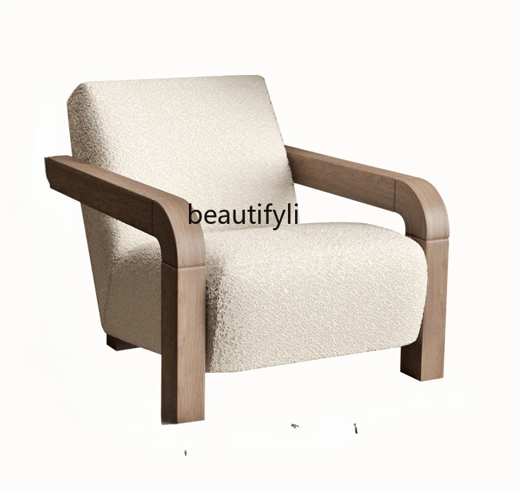 Liliufeng Single Sofa Bed & Breakfast Living Room Wooden Lounge Chair Nordic Bedroom Sun Leisure Sofa
Liliufeng Single Sofa Bed & Breakfast Living Room Wooden Lounge Chair Nordic Bedroom Sun Leisure Sofa