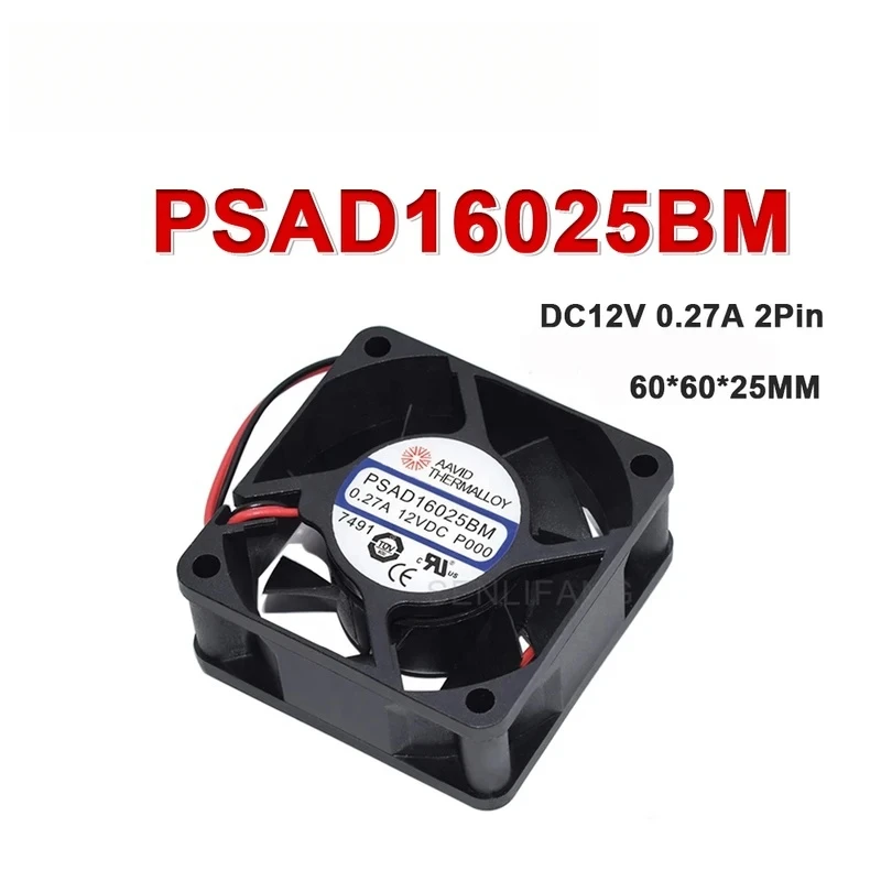 CHJNew для преобразователя THERMALLOY PSAD16025BM DC12V 0,27A 60*60*25 мм 2-проводной источник питания охлаждающий вентилятор
CHJNew для преобразователя THERMALLOY PSAD16025BM DC12V 0,27A 60*60*25 мм 2-проводной источник питания охлаждающий вентилятор