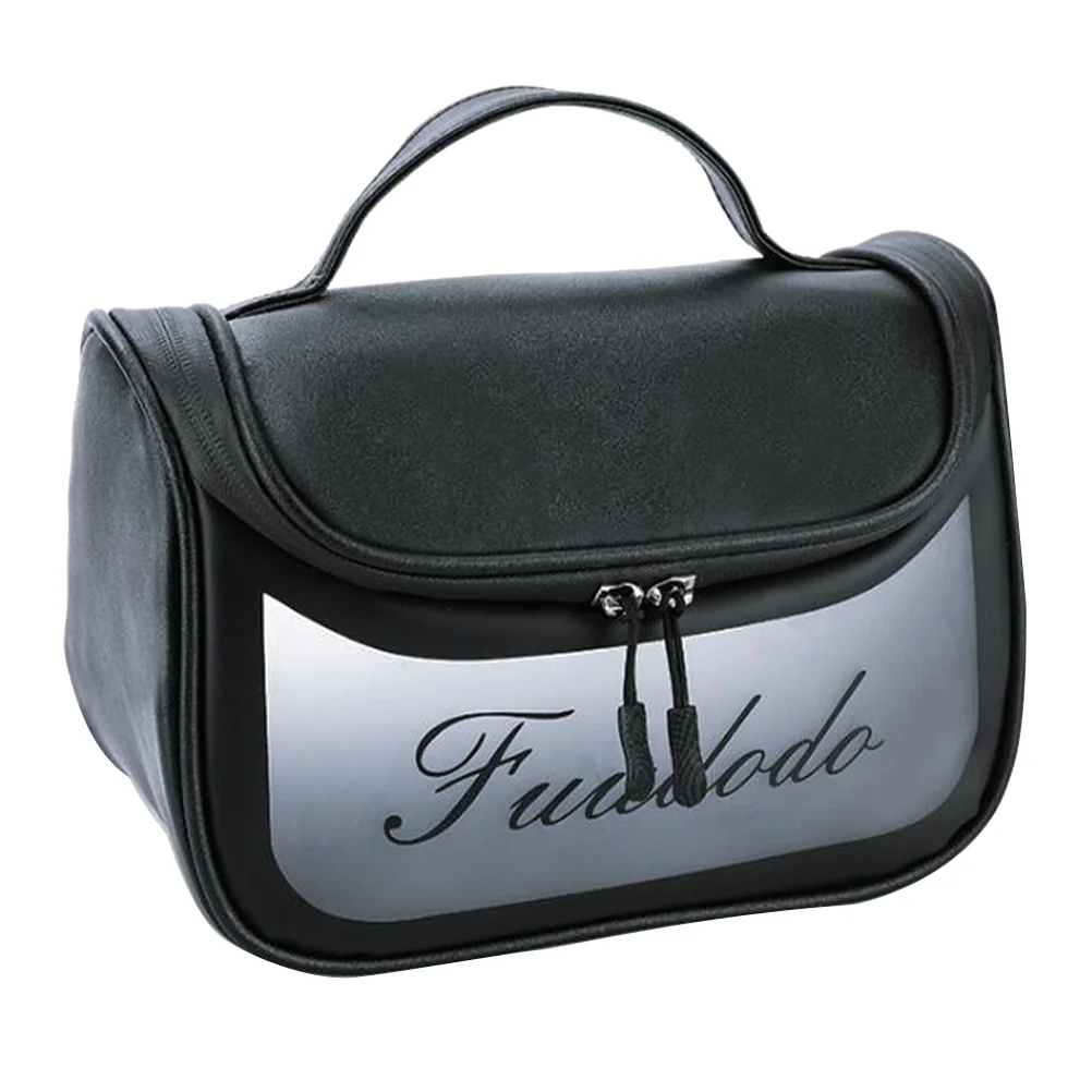 Pu Waterproof Bag Cosmetics Storage Wash Toiletry Portable Makeup Clear Tote
Pu Waterproof Bag Cosmetics Storage Wash Toiletry Portable Makeup Clear Tote