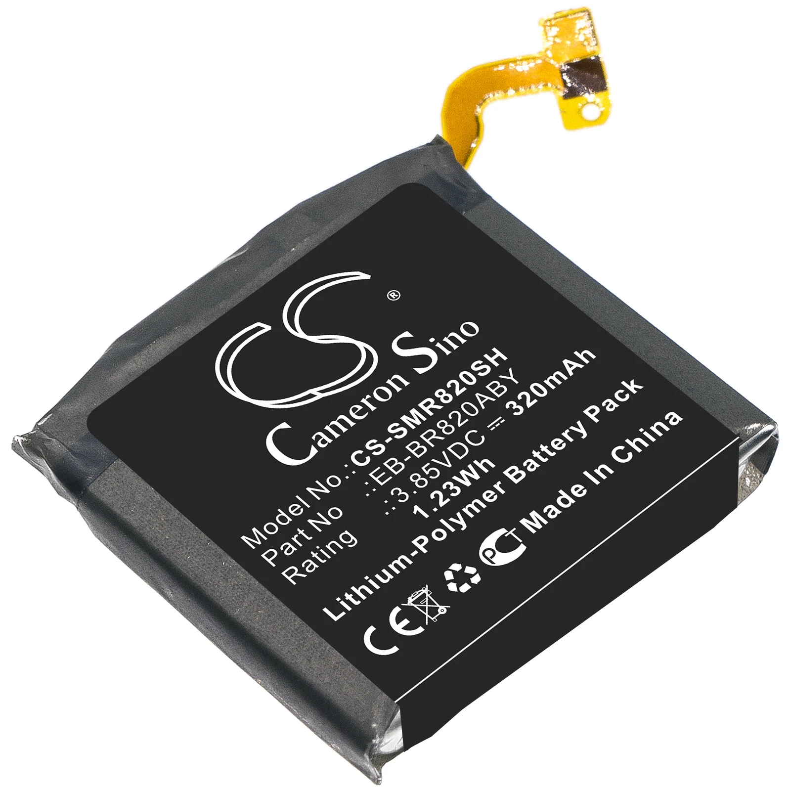 Li-Polymer Smartwatch Battery for Samsung, 3.85V, 320mAh, Compatible Models: Galaxy Watch Active 2, Galaxy Watch Active 2 44mm
Li-Polymer Smartwatch Battery for Samsung, 3.85V, 320mAh, Compatible Models: Galaxy Watch Active 2, Galaxy Watch Active 2 44mm